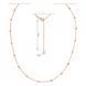 Beaded chain necklace 860253-40